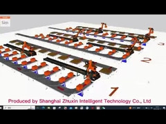 Ρομπότ τοποθέτησης τοίχου γραμμική γραμμή ρομπότ γραμμική μονάδα με ωφέλιμο φορτίο 300-1000KG