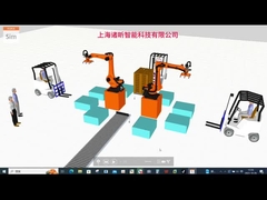 Βιομηχανικό ρομπότ Βιομηχανία Περίπου 665kg Αποτύπωμα 850mm X 950mm Για τεχνολογικές εφαρμογές