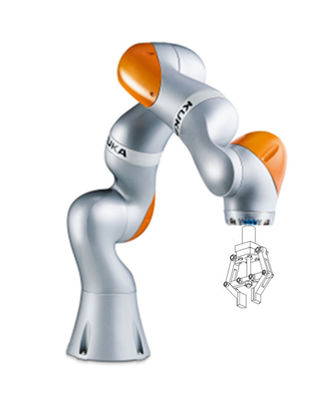 Kuka Lbr Iiwa 7 Ρομπότ Άρμα Επτά Άξονες Συνεργατικό Ρομπότ περιστρέφεται γύρω