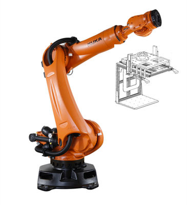 KR 210 R2700 Prime Kuka Robot Arm Ευφυής θέση τοποθέτησης στο πάτωμα