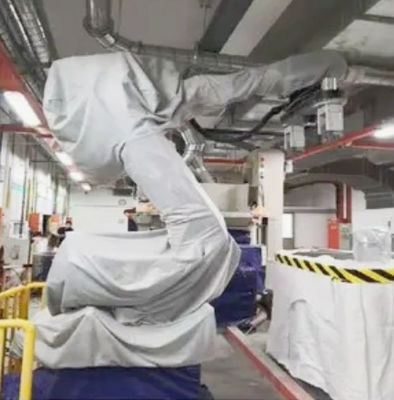 Εφαρμογή ψεκασμού Αδιάβροχα και αδιάβροχα προστατευτικά ρούχα ρομπότ προσαρμογή
